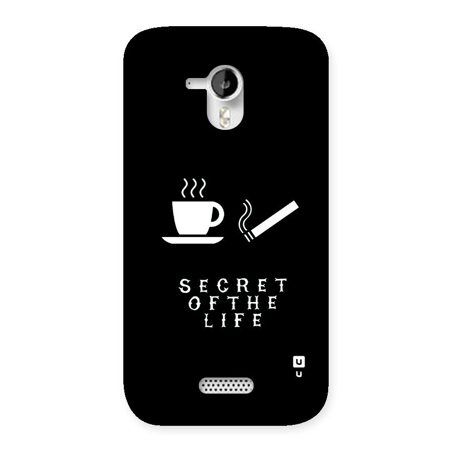 Secrate of Life Back Case for Canvas HD A116