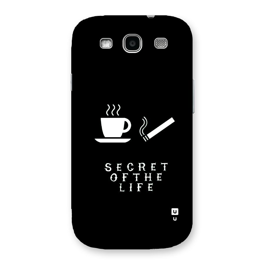 Secrate of Life Back Case for Galaxy S3