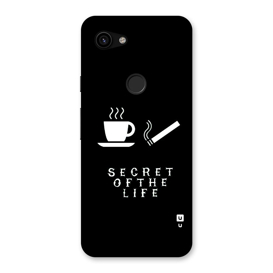 Secrate of Life Back Case for Google Pixel 3a