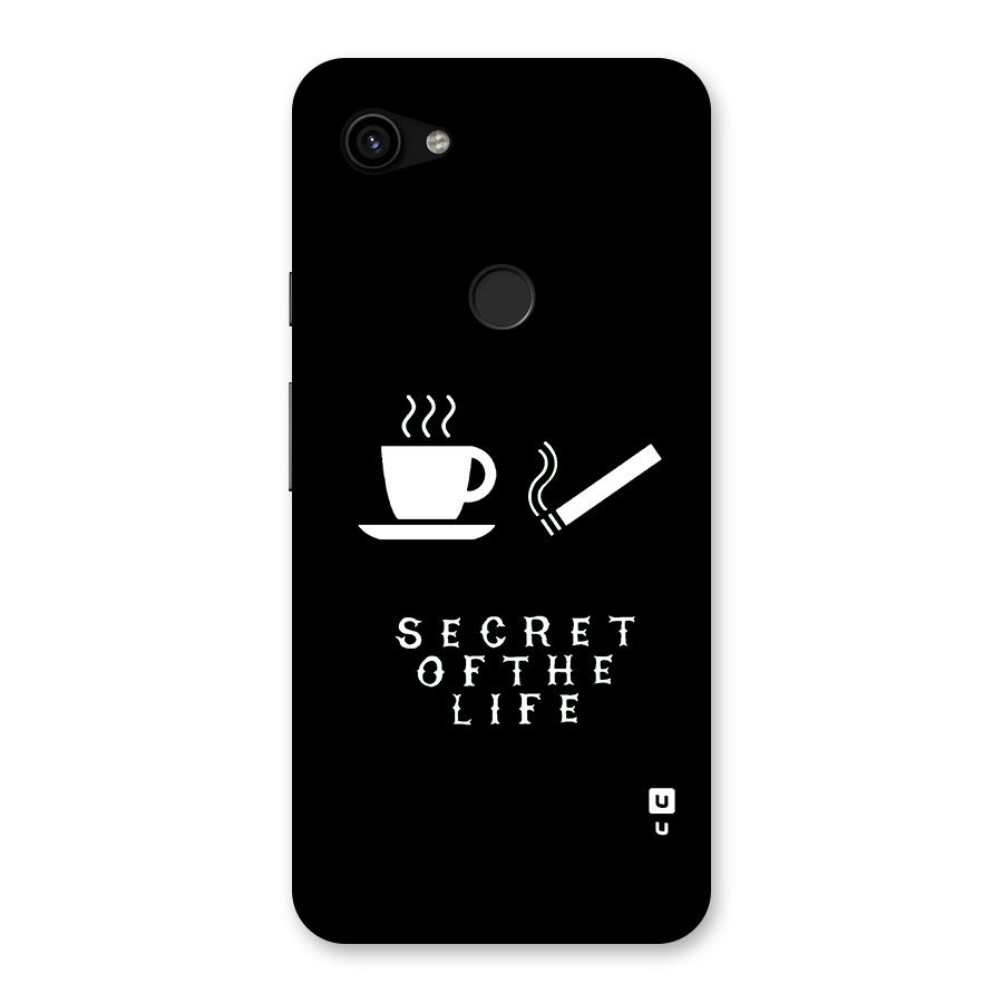 Secrate of Life Back Case for Google Pixel 3a XL