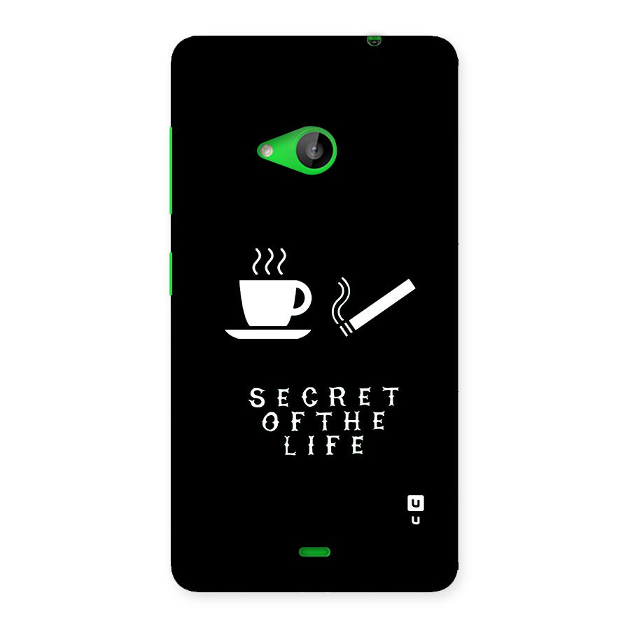 Secrate of Life Back Case for Lumia 535