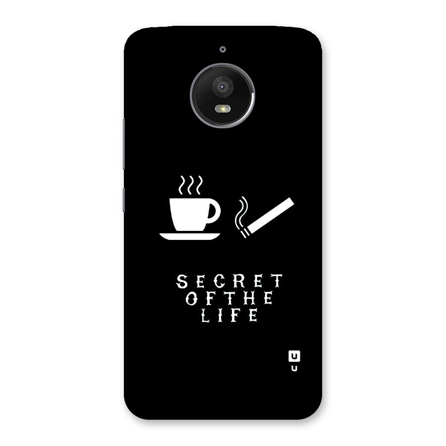 Secrate of Life Back Case for Moto E4 Plus