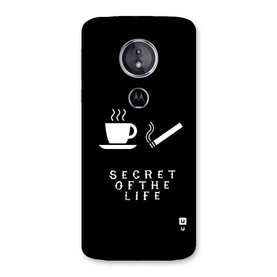 Secrate of Life Back Case for Moto E5