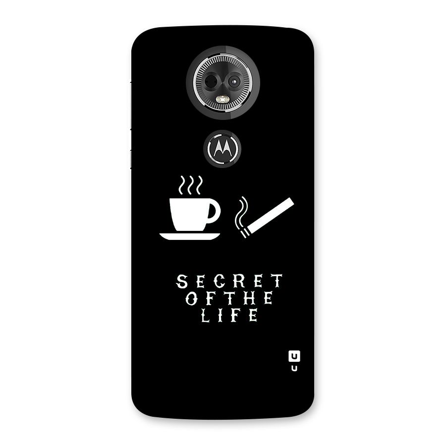 Secrate of Life Back Case for Moto E5 Plus