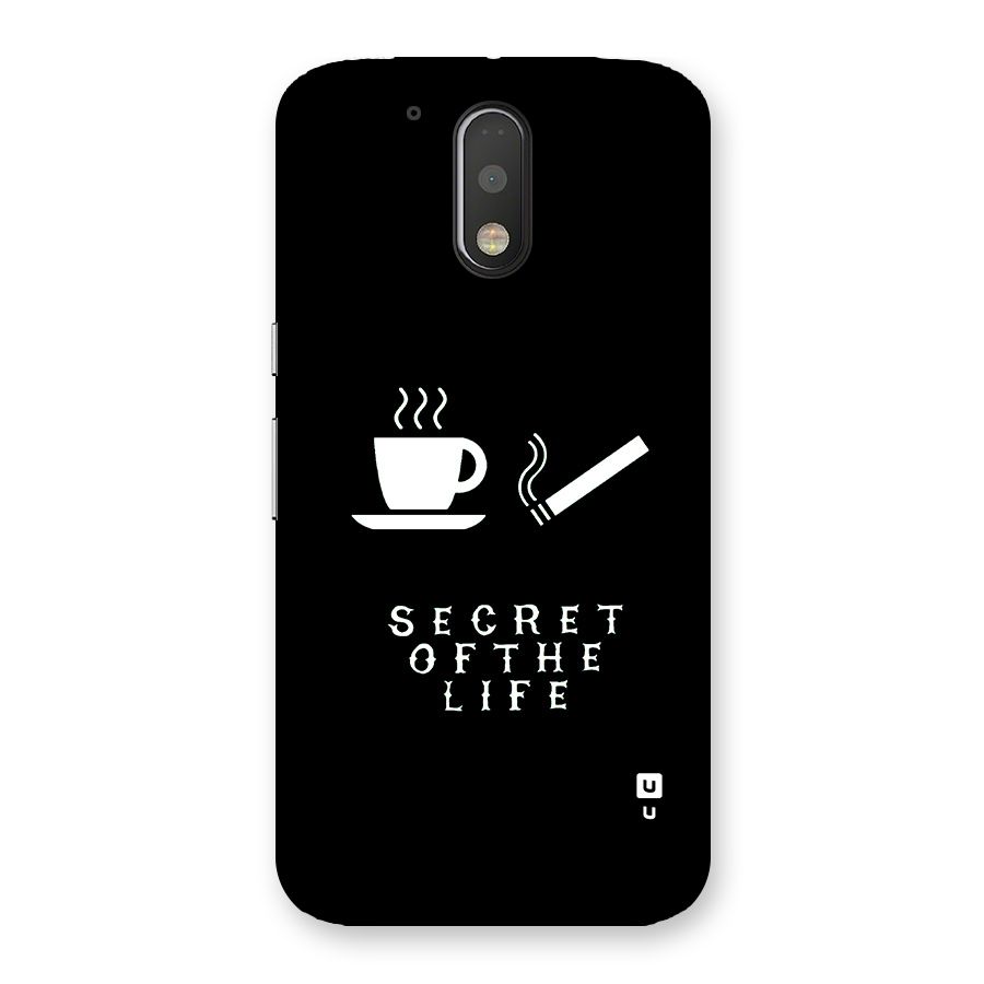 Secrate of Life Back Case for Moto G4 Plus
