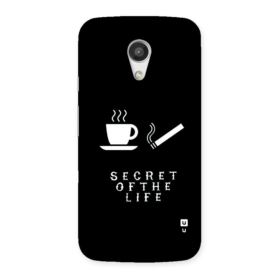 Secrate of Life Back Case for Moto G 2nd Gen