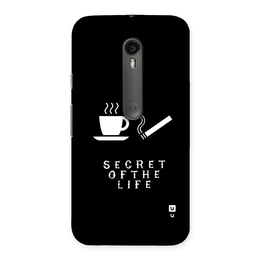 Secrate of Life Back Case for Moto G Turbo