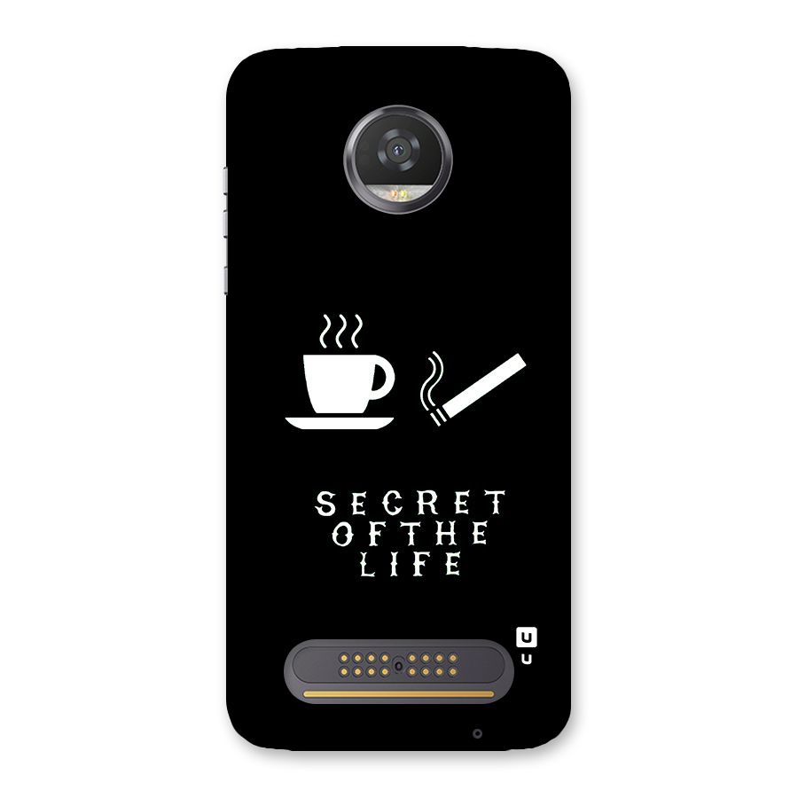 Secrate of Life Back Case for Moto Z2 Play