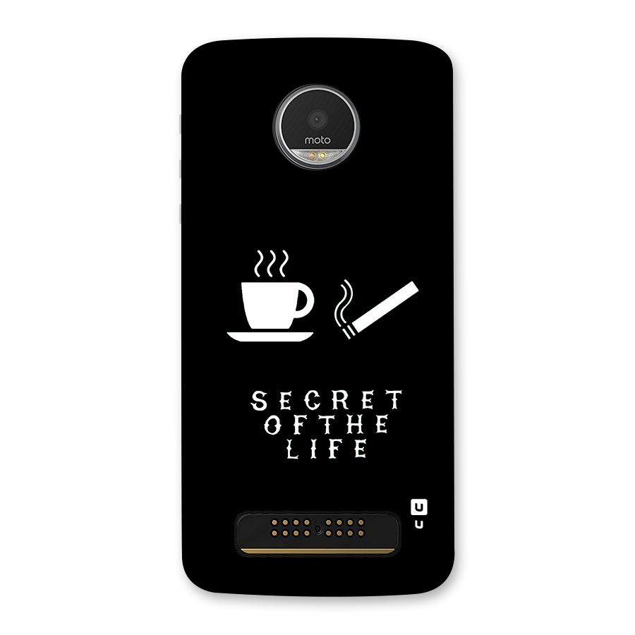 Secrate of Life Back Case for Moto Z Play