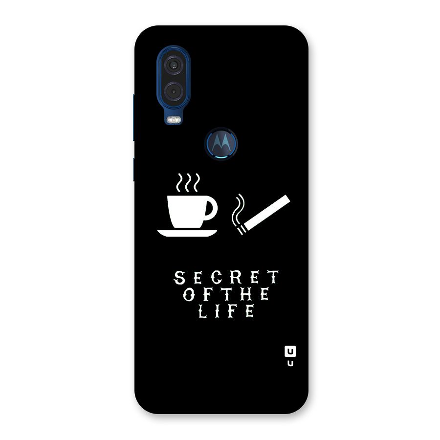 Secrate of Life Back Case for Motorola One Vision