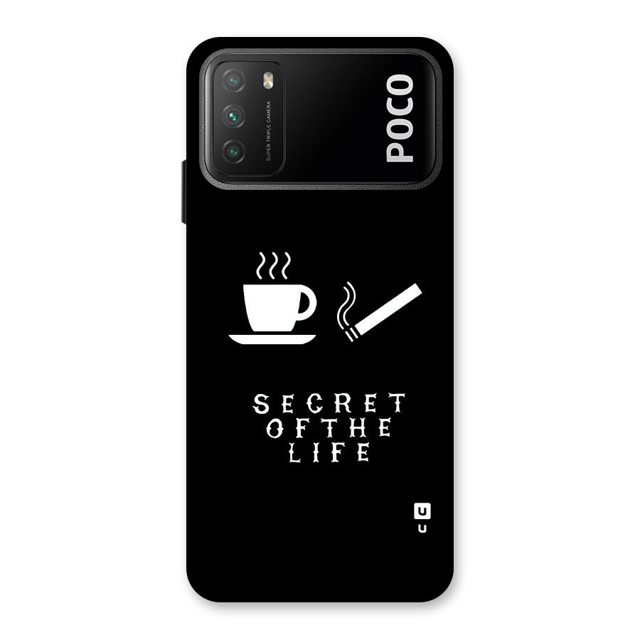 Secrate of Life Back Case for Poco M3