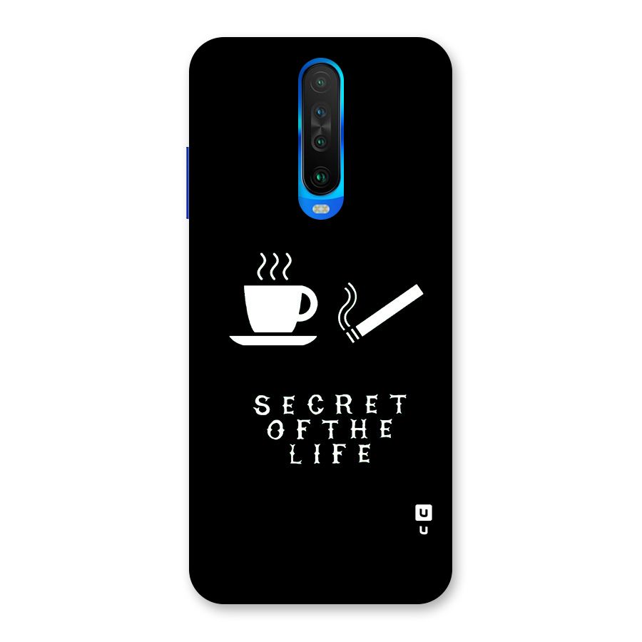 Secrate of Life Back Case for Poco X2