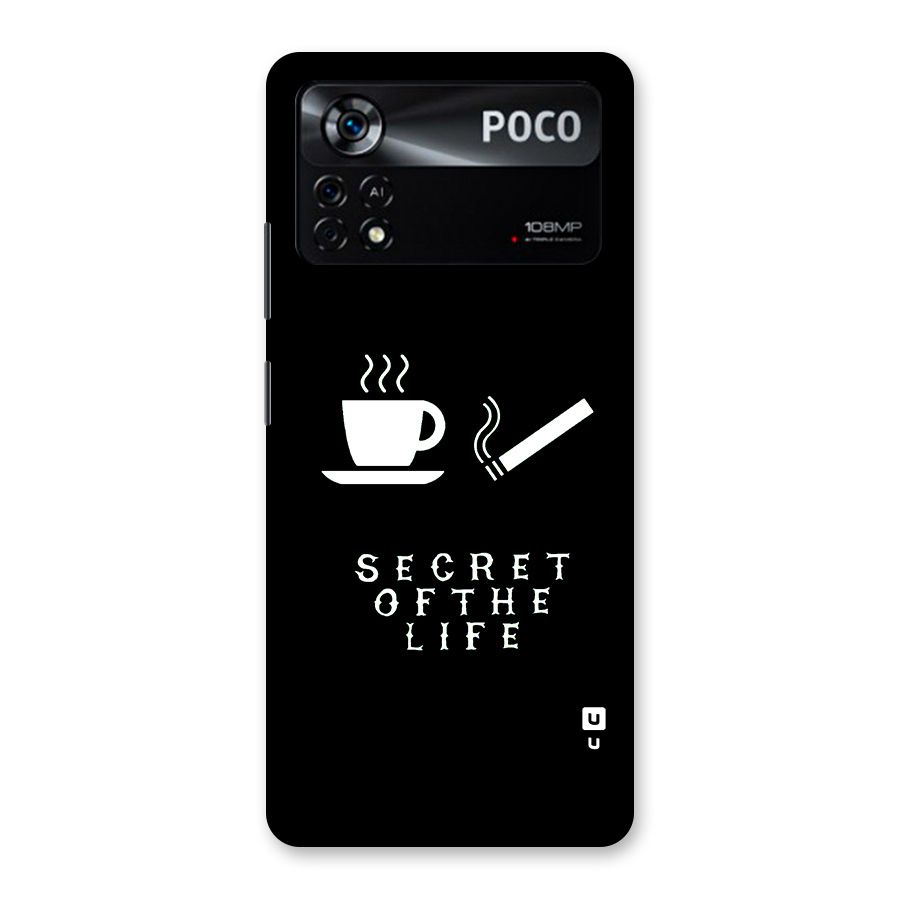 Secrate of Life Back Case for Poco X4 Pro 5G