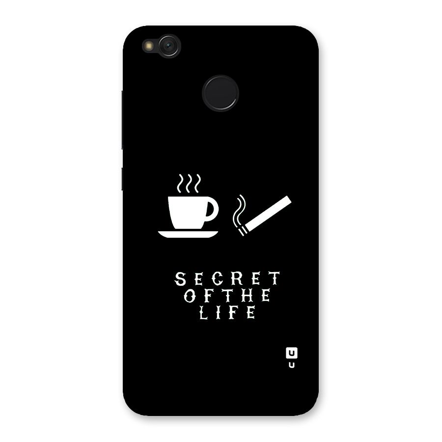 Secrate of Life Back Case for Redmi 4