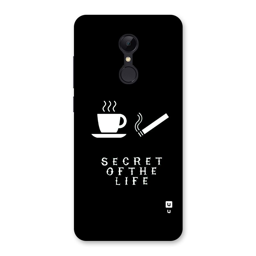 Secrate of Life Back Case for Redmi 5