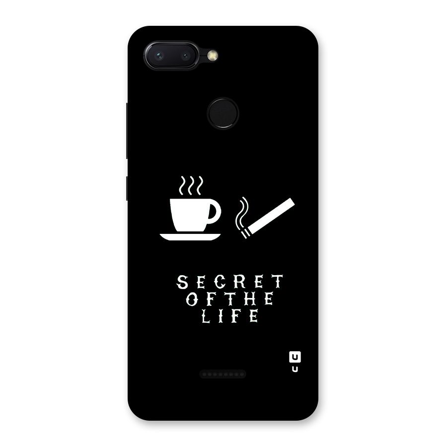 Secrate of Life Back Case for Redmi 6