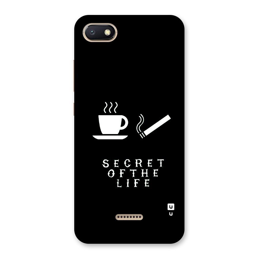 Secrate of Life Back Case for Redmi 6A