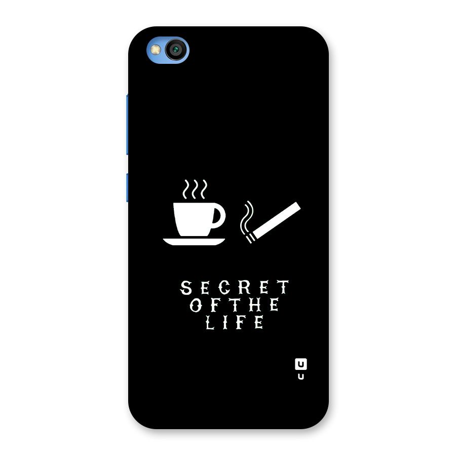 Secrate of Life Back Case for Redmi Go