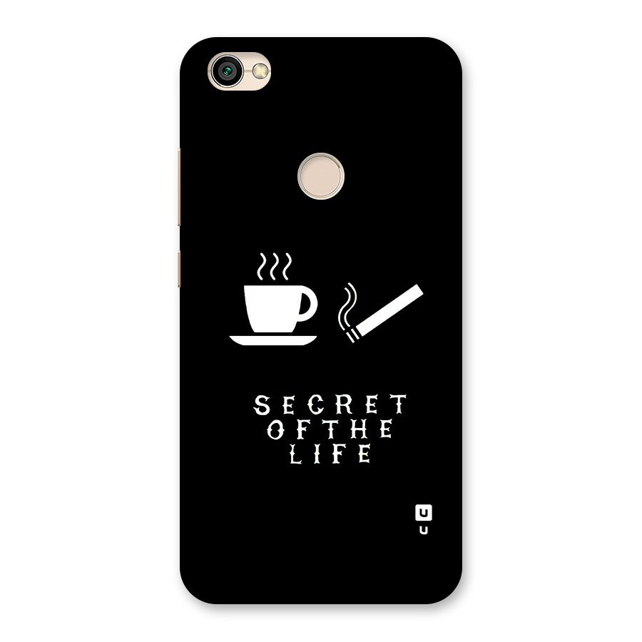 Secrate of Life Back Case for Redmi Y1 2017