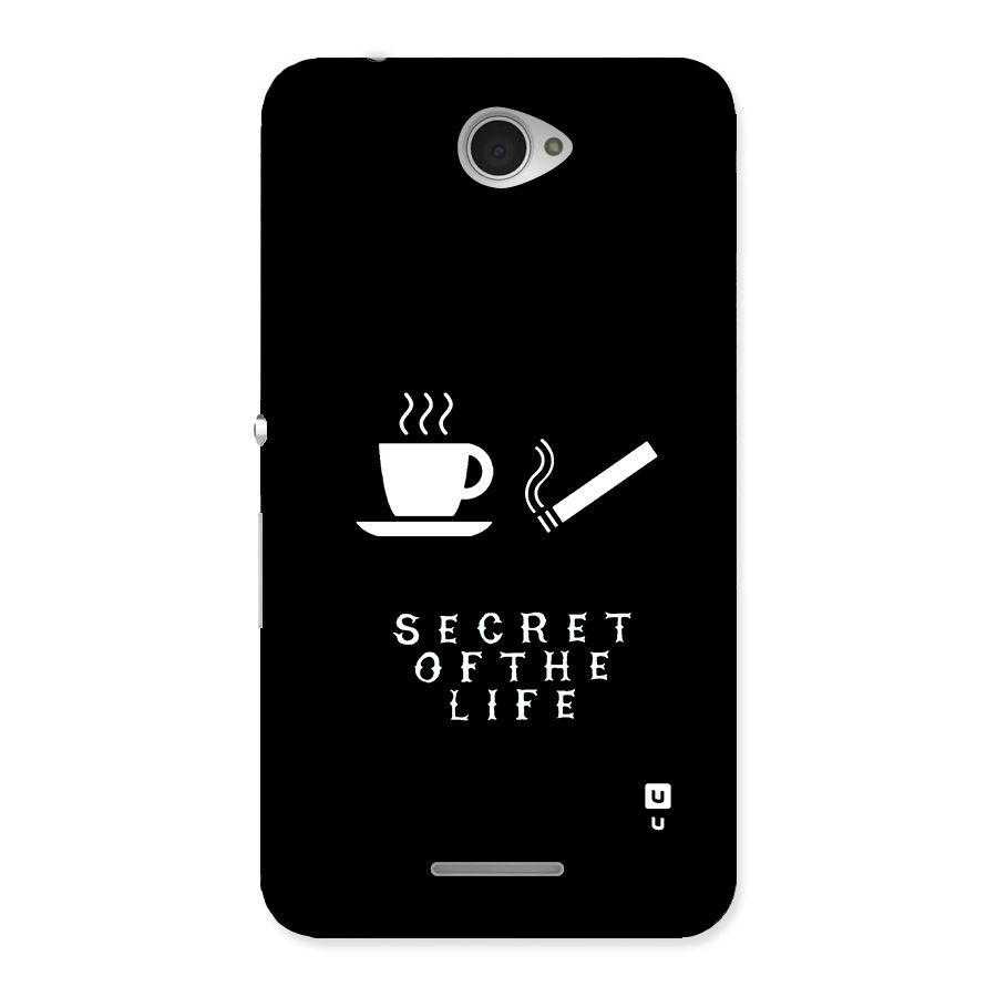 Secrate of Life Back Case for Xperia E4