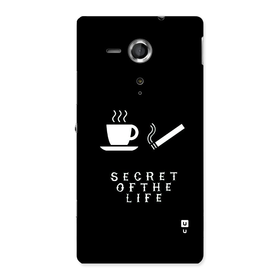 Secrate of Life Back Case for Xperia Sp