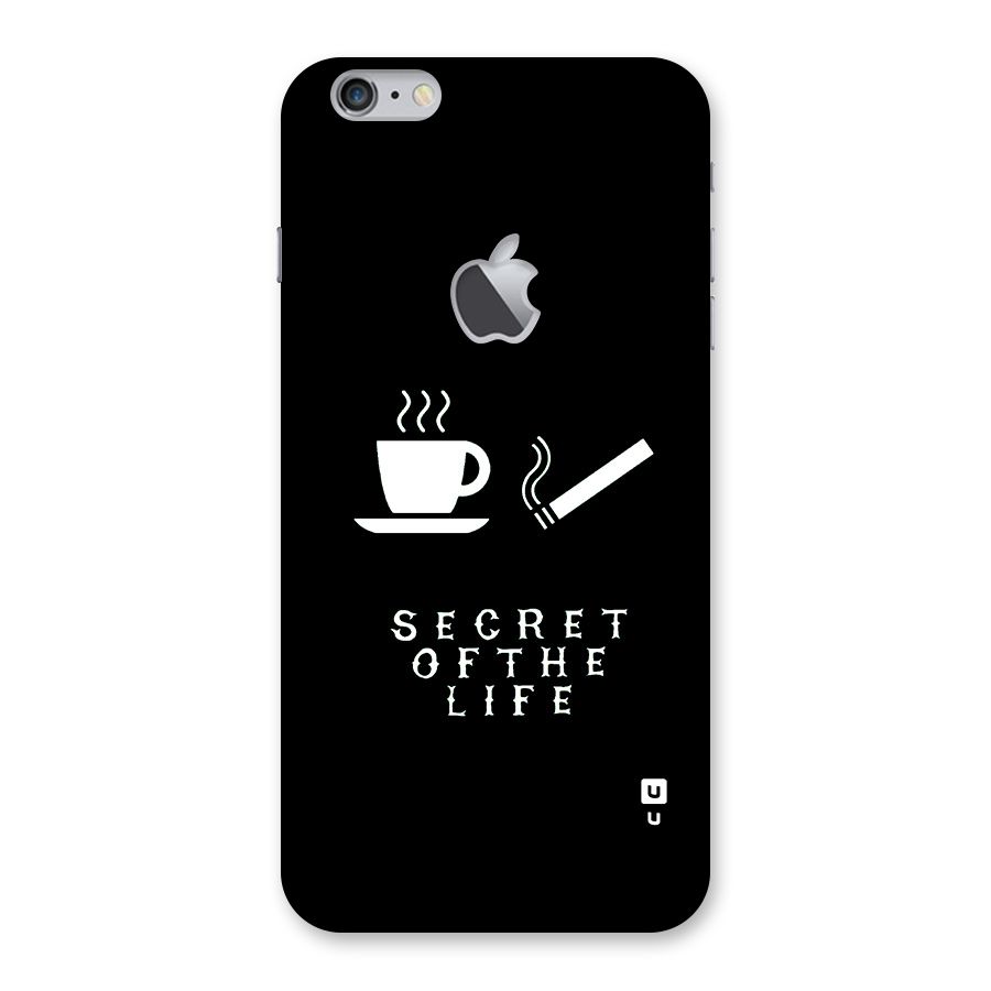 Secrate of Life Back Case for iPhone 6 Plus 6S Plus Logo Cut