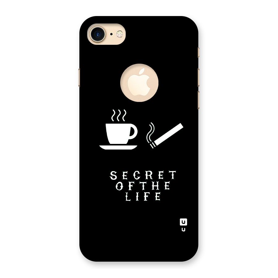 Secrate of Life Back Case for iPhone 7 Logo Cut