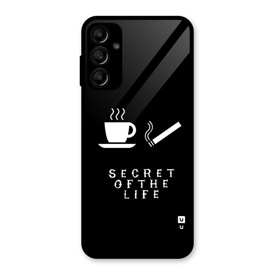 Secrate of Life Glass Back Case for Galaxy A14 5G
