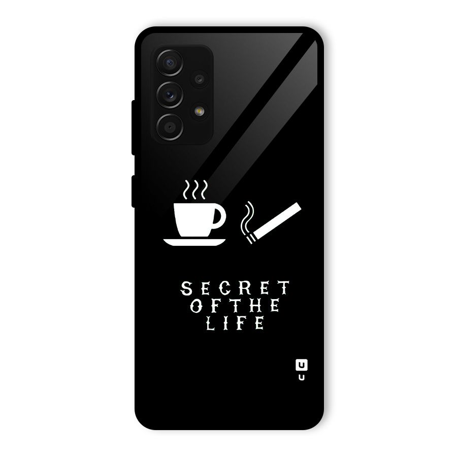 Secrate of Life Glass Back Case for Galaxy A53 5G