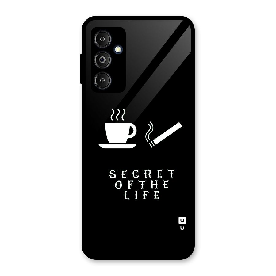 Secrate of Life Glass Back Case for Galaxy M14 5G