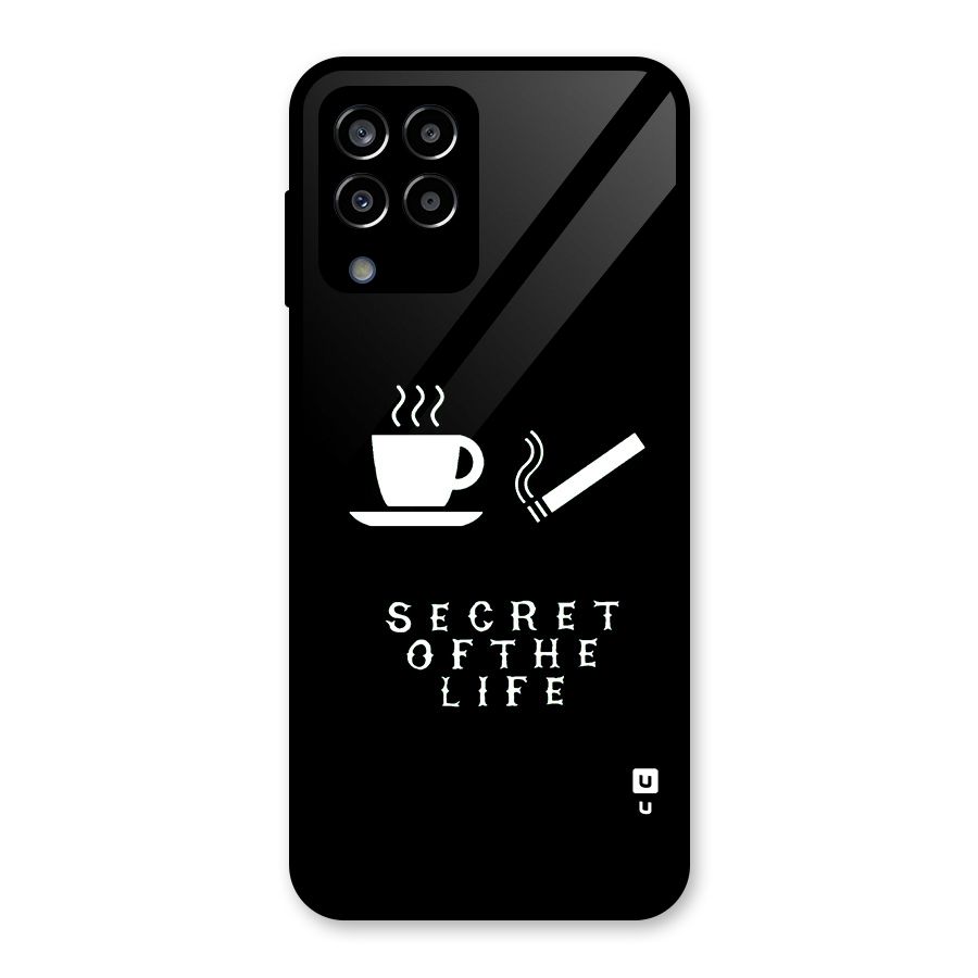 Secrate of Life Glass Back Case for Galaxy M33