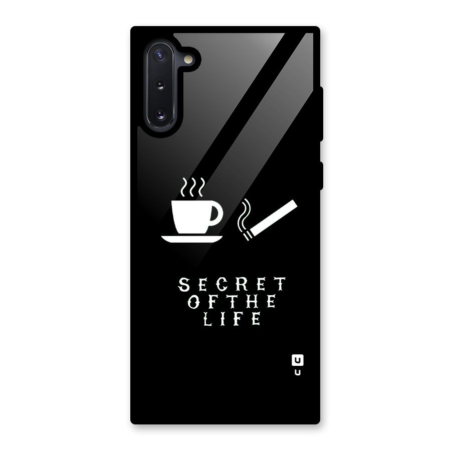 Secrate of Life Glass Back Case for Galaxy Note 10