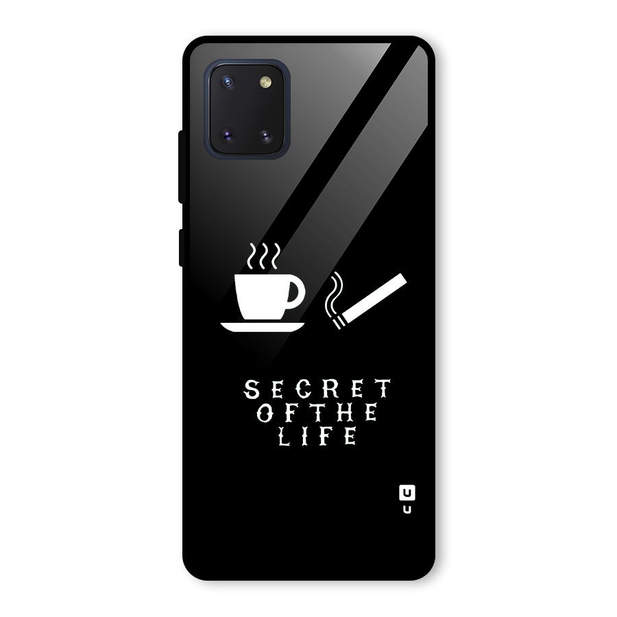 Secrate of Life Glass Back Case for Galaxy Note 10 Lite