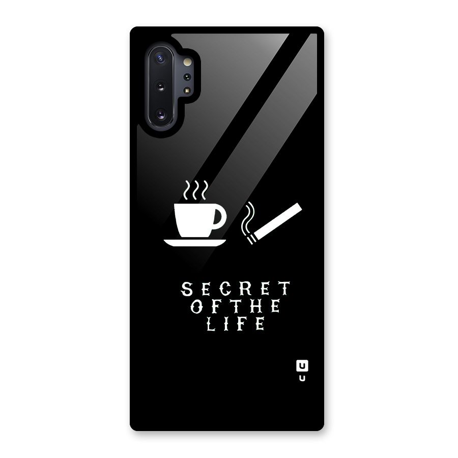Secrate of Life Glass Back Case for Galaxy Note 10 Plus