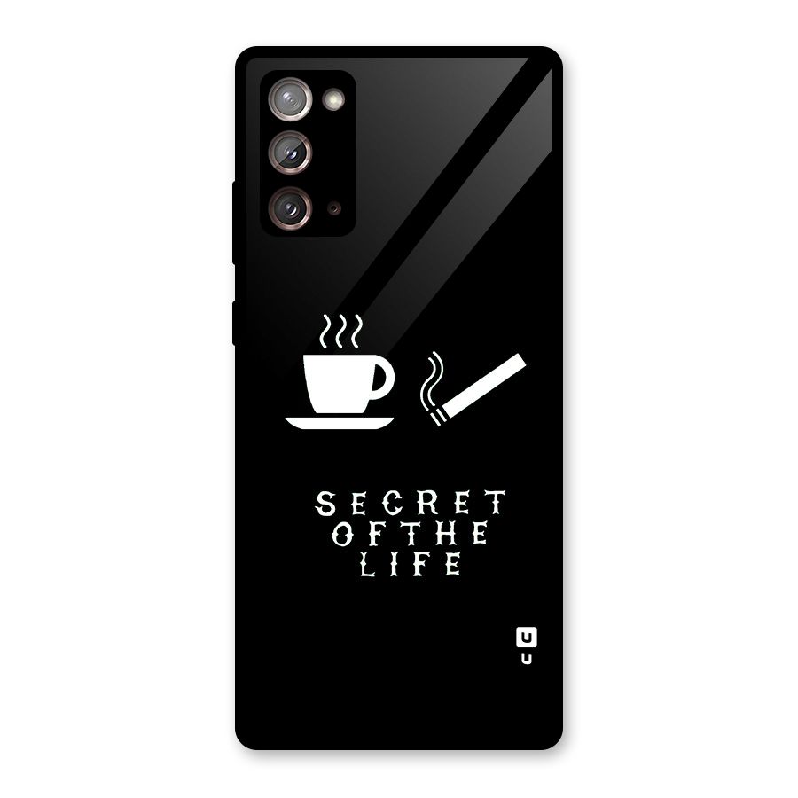 Secrate of Life Glass Back Case for Galaxy Note 20