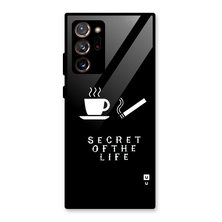 Secrate of Life Glass Back Case for Galaxy Note 20 Ultra