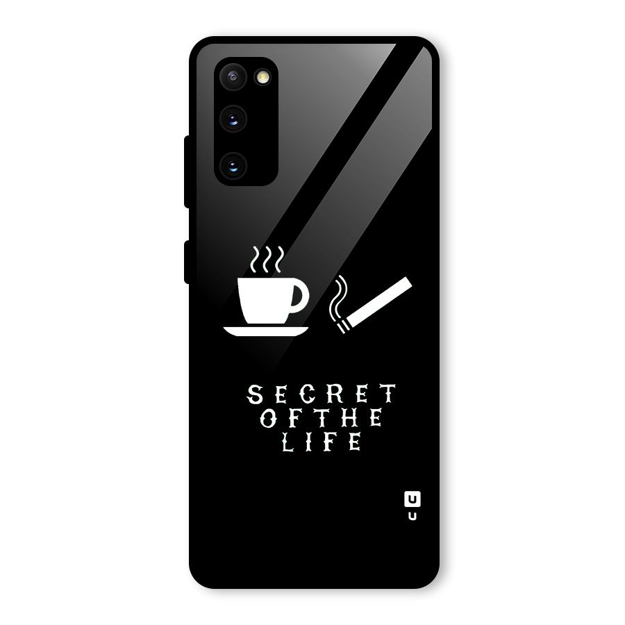 Secrate of Life Glass Back Case for Galaxy S20 FE 5G