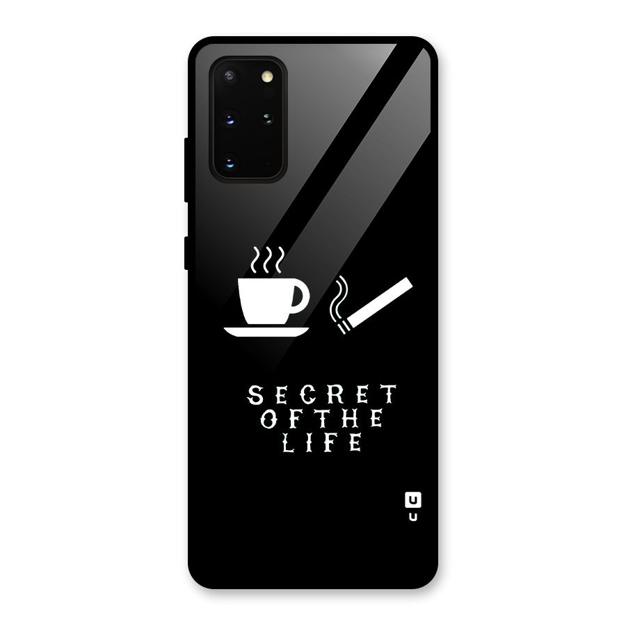 Secrate of Life Glass Back Case for Galaxy S20 Plus