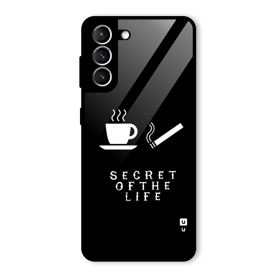 Secrate of Life Glass Back Case for Galaxy S21 5G