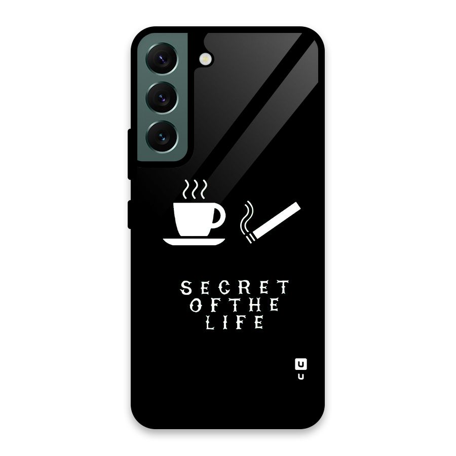 Secrate of Life Glass Back Case for Galaxy S22 5G