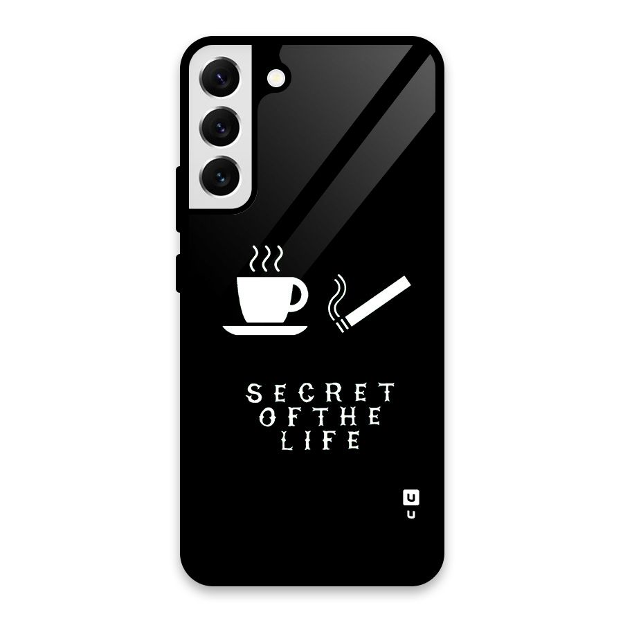 Secrate of Life Glass Back Case for Galaxy S22 Plus 5G