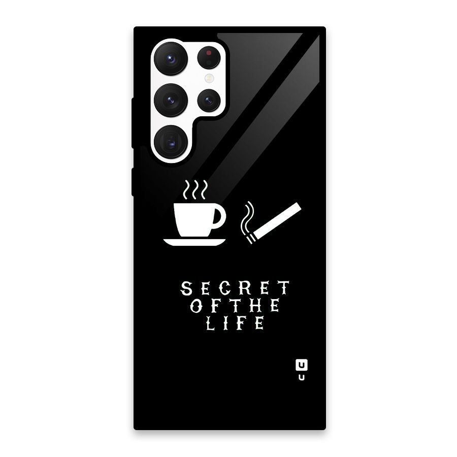 Secrate of Life Glass Back Case for Galaxy S22 Ultra 5G