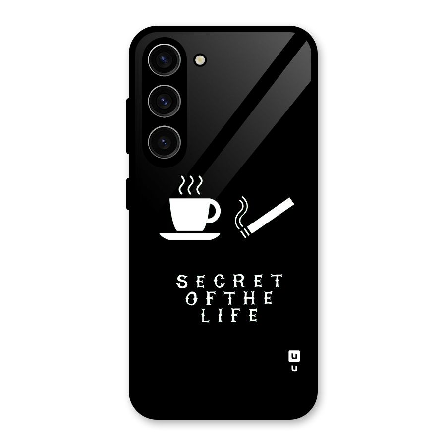 Secrate of Life Glass Back Case for Galaxy S23