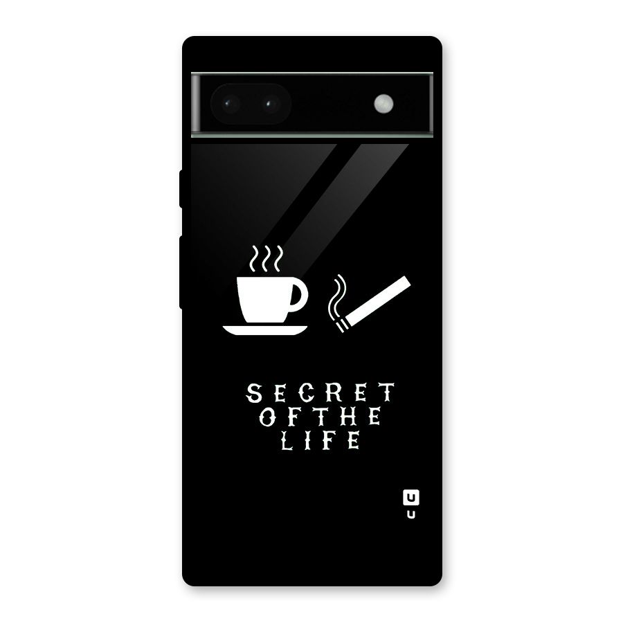 Secrate of Life Glass Back Case for Google Pixel 6a