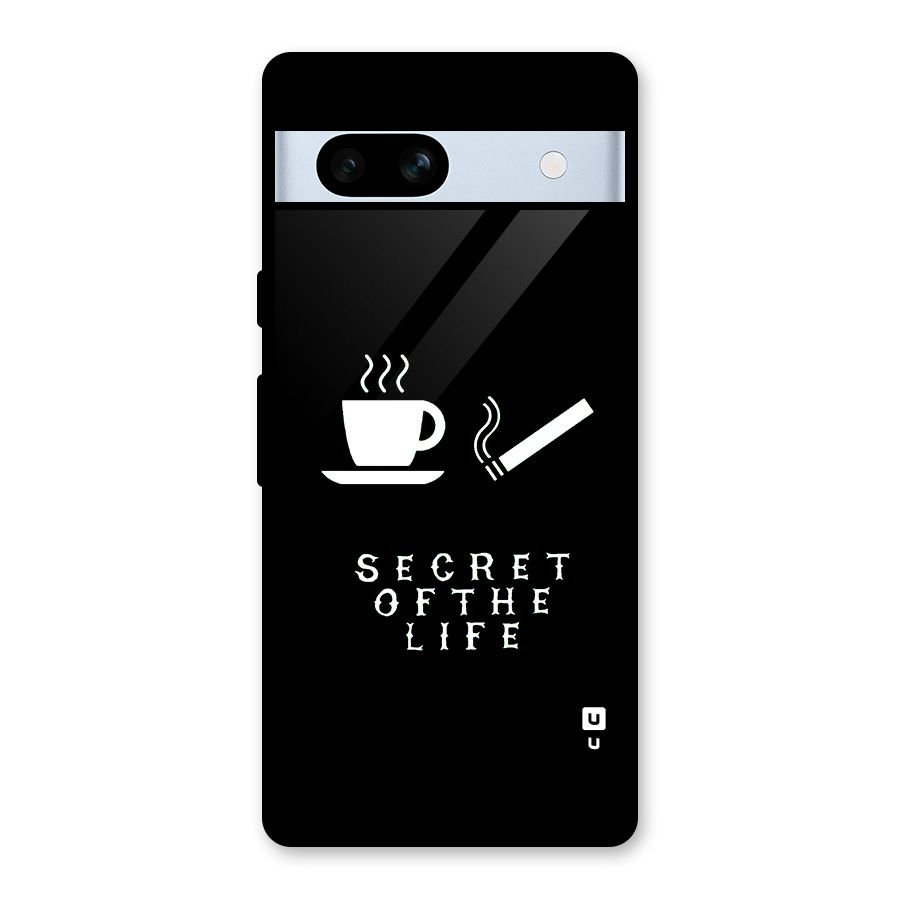 Secrate of Life Glass Back Case for Google Pixel 7a