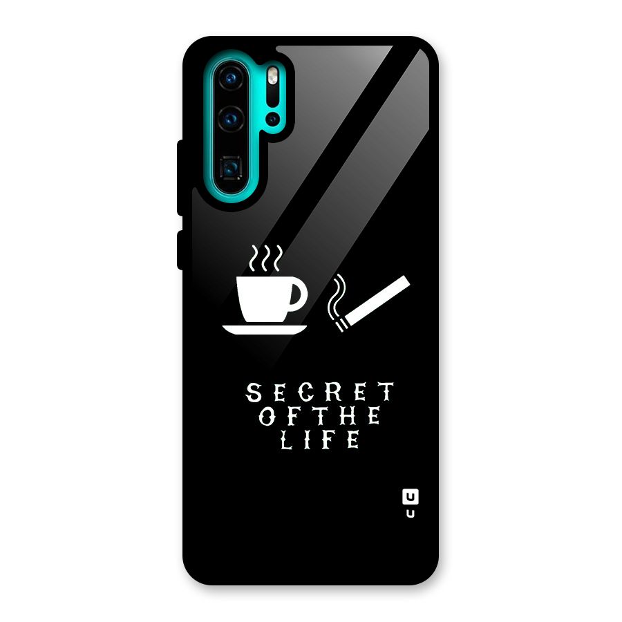 Secrate of Life Glass Back Case for Huawei P30 Pro