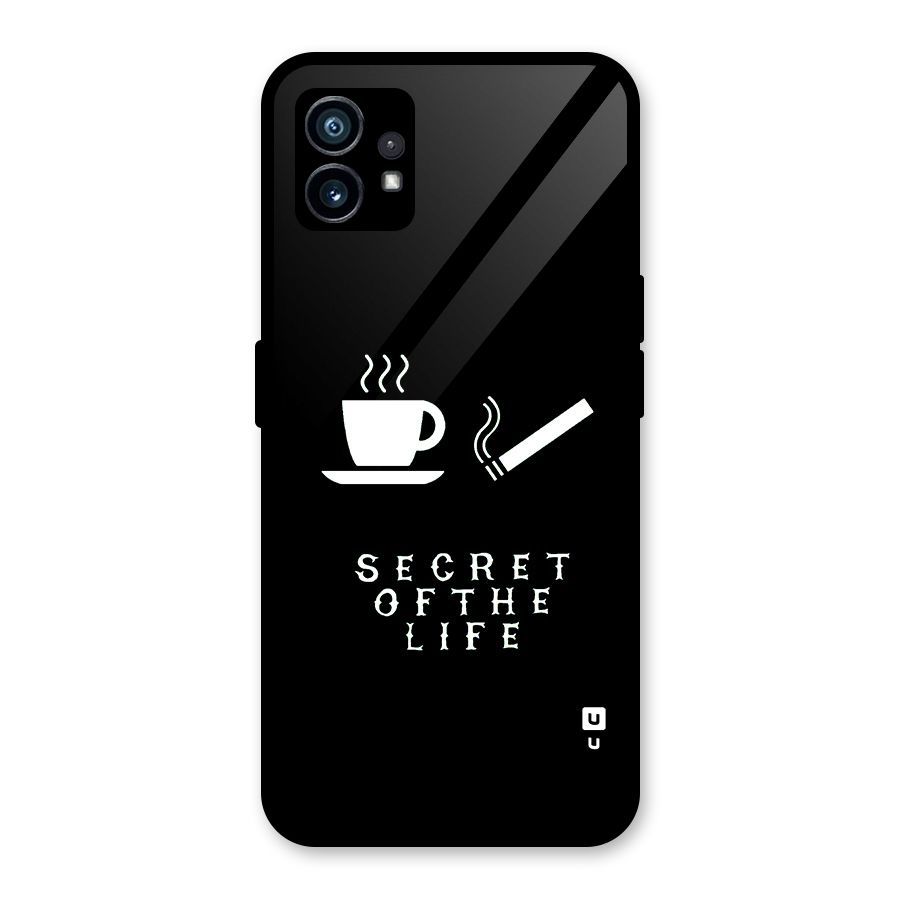 Secrate of Life Glass Back Case for Nothing Phone 1