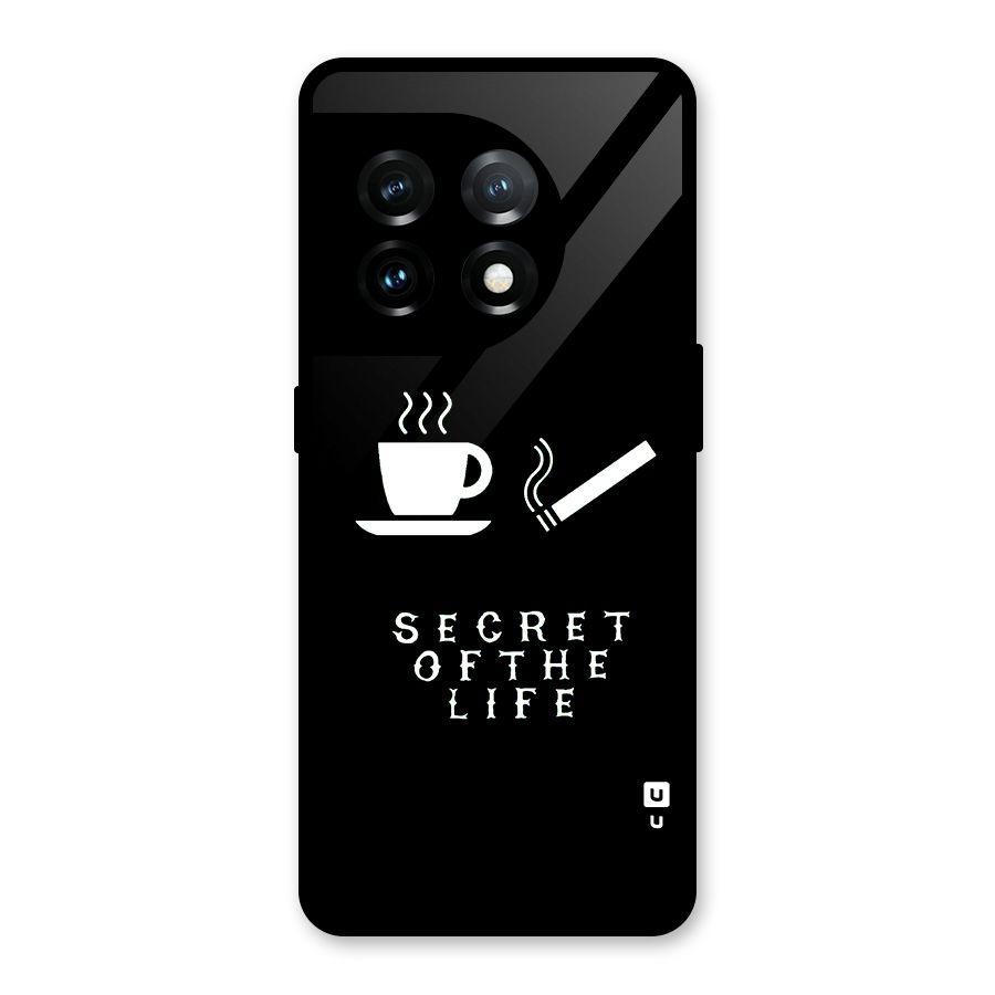 Secrate of Life Glass Back Case for OnePlus 11