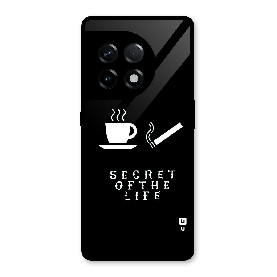 Secrate of Life Glass Back Case for OnePlus 11R