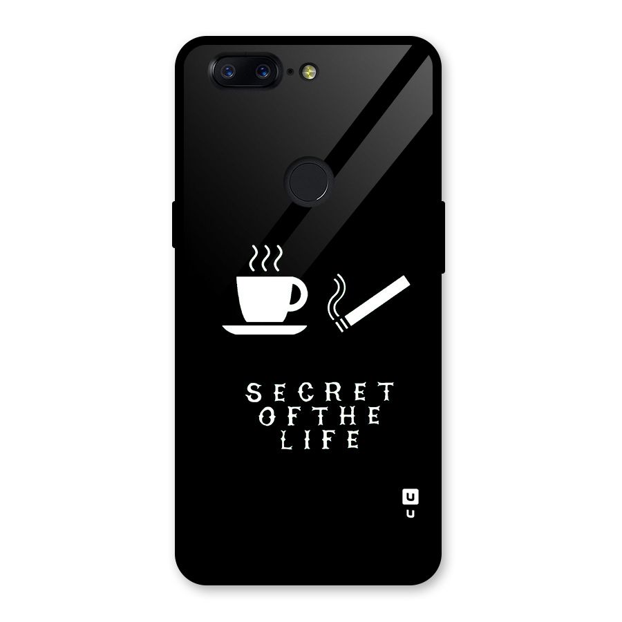 Secrate of Life Glass Back Case for OnePlus 5T